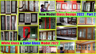 New Model kitchen color glass doors designKitchen Masala Box Glass Doors DesignColor Glass Design [upl. by Hsirt]