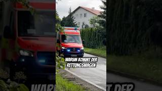 🚑 Wann kommt der Rettungswagen❓ feuerwehr rettungsdienst rettungswagen [upl. by Dygal]