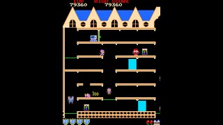 Mappy Arcade Longplay 1983 Namco [upl. by Briggs]