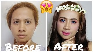 Trying asian makeupviral transformation [upl. by Ennail]