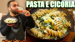 PASTA CICORIA E PECORINO ricetta romana😋 [upl. by Laurentia690]