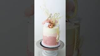 DIY 40th Birthday Cake 🍰 baking cakedecoratingtips [upl. by Olwena]