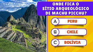 Quão bom é SEU CONHECIMENTO GERAL❓FAÇA ESTE QUIZ DE 40 PERGUNTAS e descubra🌍 [upl. by Aram]