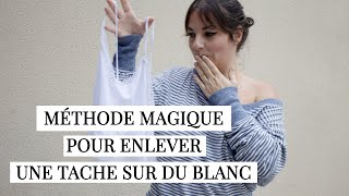 La Méthode Magique pour Enlever une Tâche Jaune sur un Vêtement Blanc [upl. by Ahter]