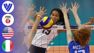 USA vs Italy  Full Gold Medal Match  Womens Volleyball U18 World Championship 2015 [upl. by Baynebridge]