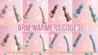 New 3D Layered Arm  Hand Warmer Codes For Bloxburg and Berry Avenue [upl. by Basset870]