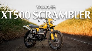 Yamaha XT500 Scrambler VMX  Purpose Built Moto [upl. by Ycak]