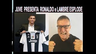 La Juve presenta Cristiano Ronaldo e Lambrenedetto esplode [upl. by Peppard]