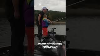 Whopper Plopper Blowup shorts fish fishing bass bassfishing spottedbass tablerocklake [upl. by Baras507]