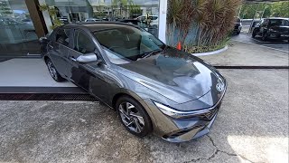 Hyundai Elantra Premium Amazon Grey 16 auto facelift walkaround exterior and interior Brunei [upl. by Akimrehs]