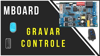 Como Gravar Codificar Apagar controle na Placa Mboard Nice Peccinin [upl. by Navad]