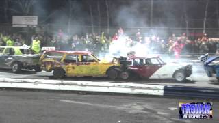 341 Jonesys Huge Hit on 146 Dan Broome at Ringwood Spring Open 2014 [upl. by Ayek]