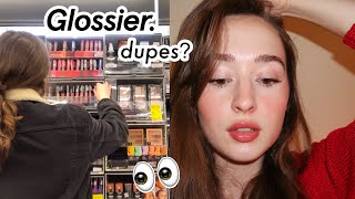 Trying YOUR Affordable Glossier Dupes IM SHOOK [upl. by Grey]