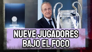 NUEVE FUTBOLISTAS DEL REAL MADRID ACABAN CONTRATO EN MENOS DE DOS AÑOS OJO A COURTOIS CARVAJAL [upl. by Durrace]