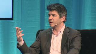 Travis Kalanick Uber and Constantijn van OranjeNassau Startup Fest Europe  Fireside chat [upl. by Yesdnyl]