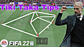 How to play tiki Taka in fifa 22 [upl. by Post]