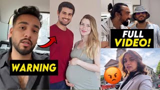 Elvish Yadav WARNING to Dhruv Rathee😳 CarryMinati amp Ajaz Khan’s Full Video Jiya Shankar ANGRY [upl. by Frager]