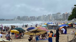 Segunda Praia do Morro Agito de Ano Novo em Guarapari 01012024 [upl. by Adyan]