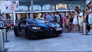 Monaco Supercars  Bugatti Ferrari Lamborghini  August 2023  autopur [upl. by Ingamar]