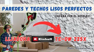 Paredes lisas y perfectas Lijadora de pared Einhell TEDW 225 X La lijadora jirafa más barata [upl. by Ecyoj]