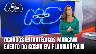 Governadores do Sul e Sudeste firmam acordos no Cosud em Florianópolis [upl. by Eecyak]