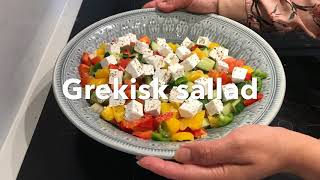 Grekisk sallad [upl. by Yerac700]