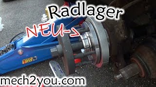 🛠️ Radlager vorne wechseln Skoda Fabia  Radnabe und Radlager erneuern  DIY Auto  mech2you [upl. by Panchito]