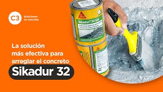 Sikadur 32 La solución más efectiva para reparar el concreto 🟠 [upl. by Hirsch]