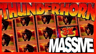 I GOT OVER 100 FREE GAMES THUNDERHORN HIGH LIMIT SLOT BETTER THAN BUFFALO [upl. by Lorna]