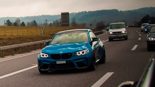 My Bmw M2 Update HampR 12mm Spacers amp Eibach Pro Kit Springs [upl. by Leavitt]