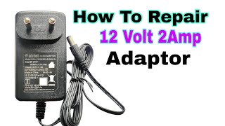 How To Repair 12 Volt Adaptor12 volt charger repair12 volt adaptor repairCharger repair [upl. by Nemlaz564]