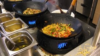 Chinese Wok skill  Fried Rice Cooking mauritius fastfood [upl. by Aiuqcaj468]