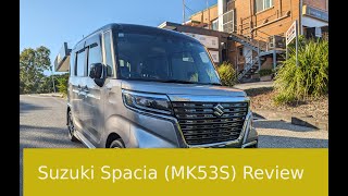 Suzuki Spacia 2021 MK53S review and drive is it too small for aussie roads [upl. by Arykahs544]