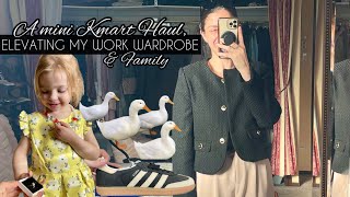 A MINI KMART HAUL ELEVATING MY WORK WARDROBE amp FAMILY  VLOG [upl. by Brenda412]