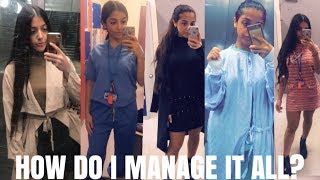 VLOG DAY IN THE LIFE OF A MEDICAL STUDENT amp YOUTUBER  persianbunny [upl. by Yellehs655]