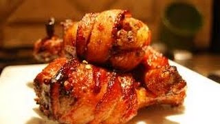 Muslos De Pollo Con Tocino [upl. by Ahsienom]