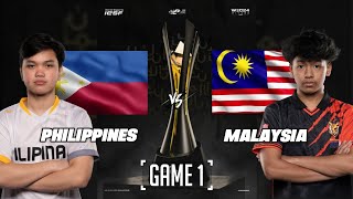 PHILIPPINES vs MALAYSIA GAME 1 MLBB  WEC24 RIYADH IESF [upl. by Ayaj]