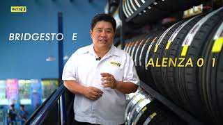 Auto1 รีวิว ยางรถยนต์ยี่ห้อ Bridgestone รุ่น Alenza 001 ยางสำหรับรถยนต์ PREMIUM CROSSOVER [upl. by Fortune]