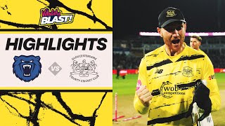 GLOUCESTERSHIRE STUN THE BEARS TO SECURE FINALS DAY TICKET  Vitality Blast Highlights [upl. by Firman]