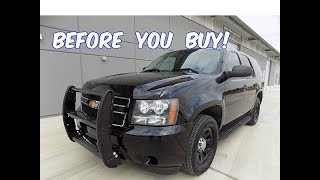 Watch This BEFORE You Buy a Chevy Tahoe Police Pursuit Vehicle PPV [upl. by Johnette]