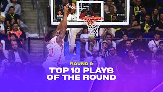 Top 10 Plays  HighFlying Dunks amp Spectacular Moments of R9  202425 Turkish Airlines EuroLeague [upl. by Kabob]