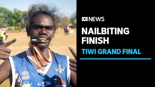 Tiwi Islands 2023 grand final sees the Tuyu Buffaloes narrowly win  ABC News [upl. by Peri]