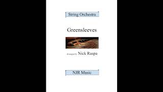 Greensleeves variations for string orchestra [upl. by Fidelia]