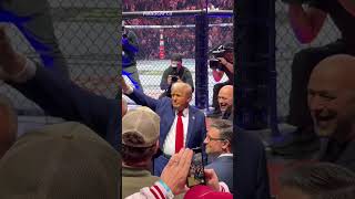 UFC 309 breakingnews PRESIDENT DONALD TRUMP THE MAN IN THE ARENA WOW [upl. by Wilen880]