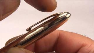 SHEAFFER SNORKEL METAL CAP REPAIR [upl. by Gilmour]