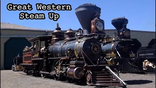 Nevada State Railroad Museum  Great Western Steam Up [upl. by Miahc]