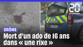 Drôme  Ce que lon sait sur la mort du jeune de 16 ans lors dune « rixe » à Crépol [upl. by Ainat1]