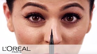 Precise Winged Eye Makeup Tutorial  Infallible  L’Oreal [upl. by Kristen75]