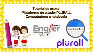 Tutorial acesso plataforma PLURALL  para computador ou notebook [upl. by Anairuy]