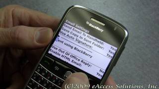 This is a video overview on Blackberry Message Settings [upl. by Annod563]